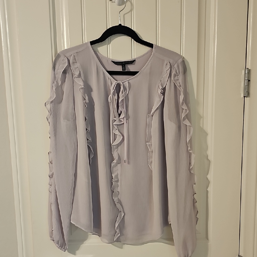 White House Black Marjet Elegant Women's Ruffled Blouse
